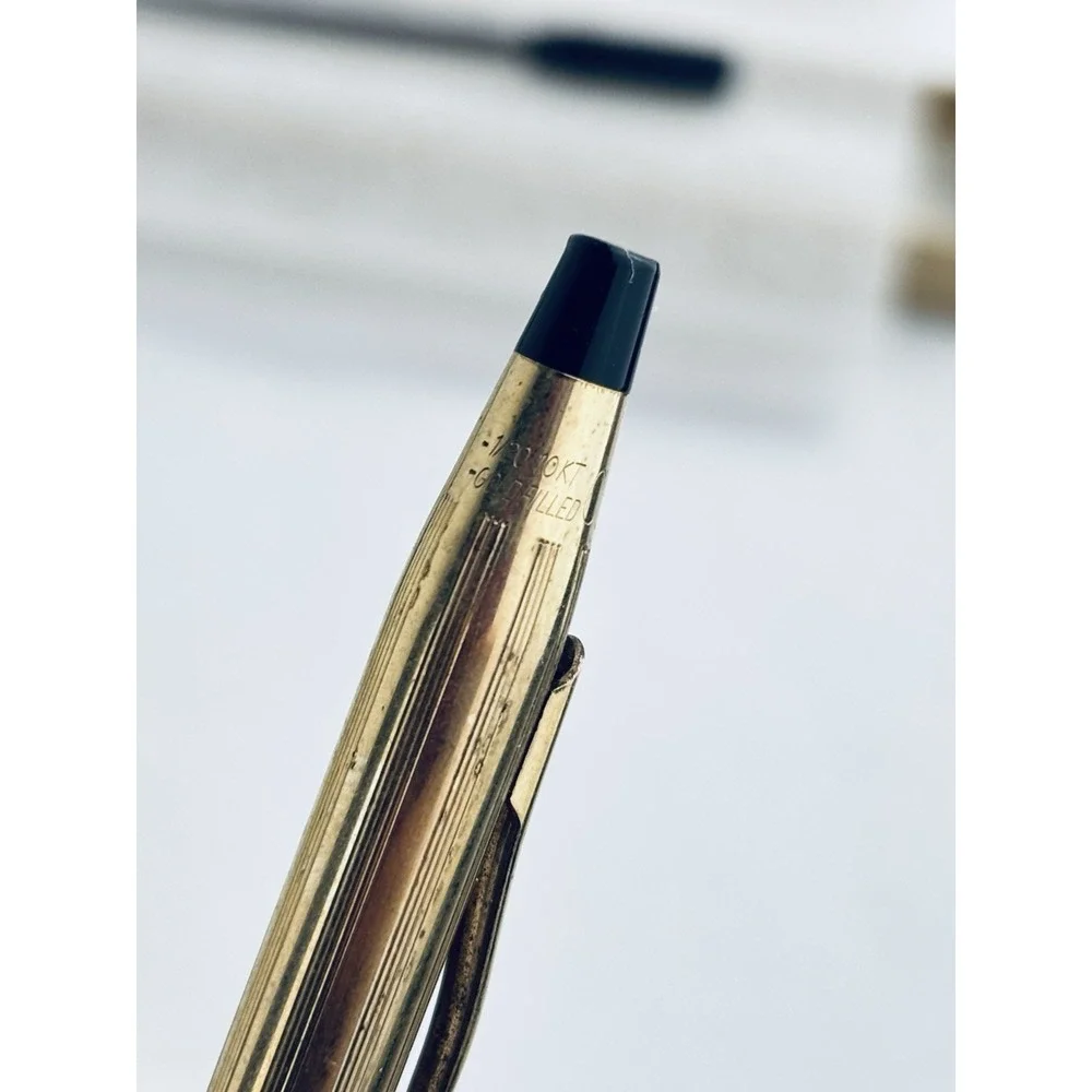 Lot Of Cross Pens & Pencil & Refills - 1 Gold Filled- All Work - Vintage